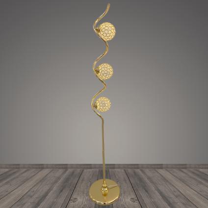 Торшер 10124 GD золото 3х5W LED h1530, BTH